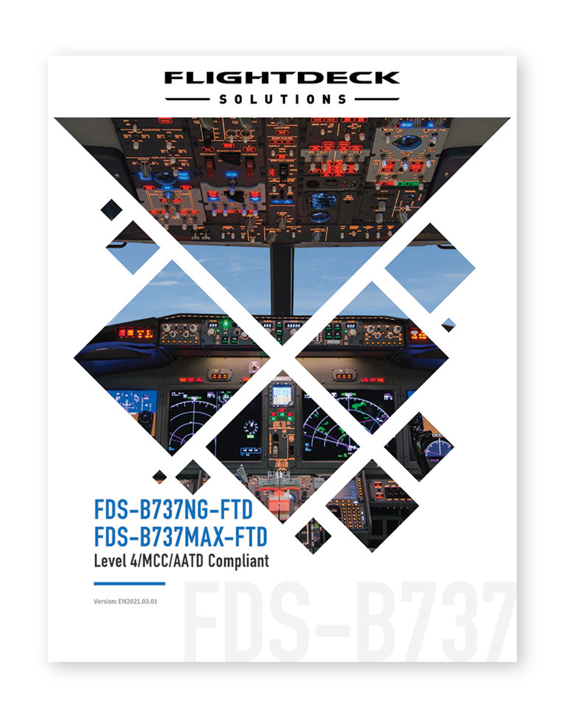 FAA And Transport Canada Certified B737MAX FTD Simulator, Intensive ...